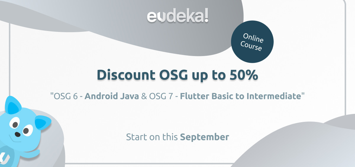 [Discount 50%] Pendaftaran Online Study Group Flutter dan Java Basic