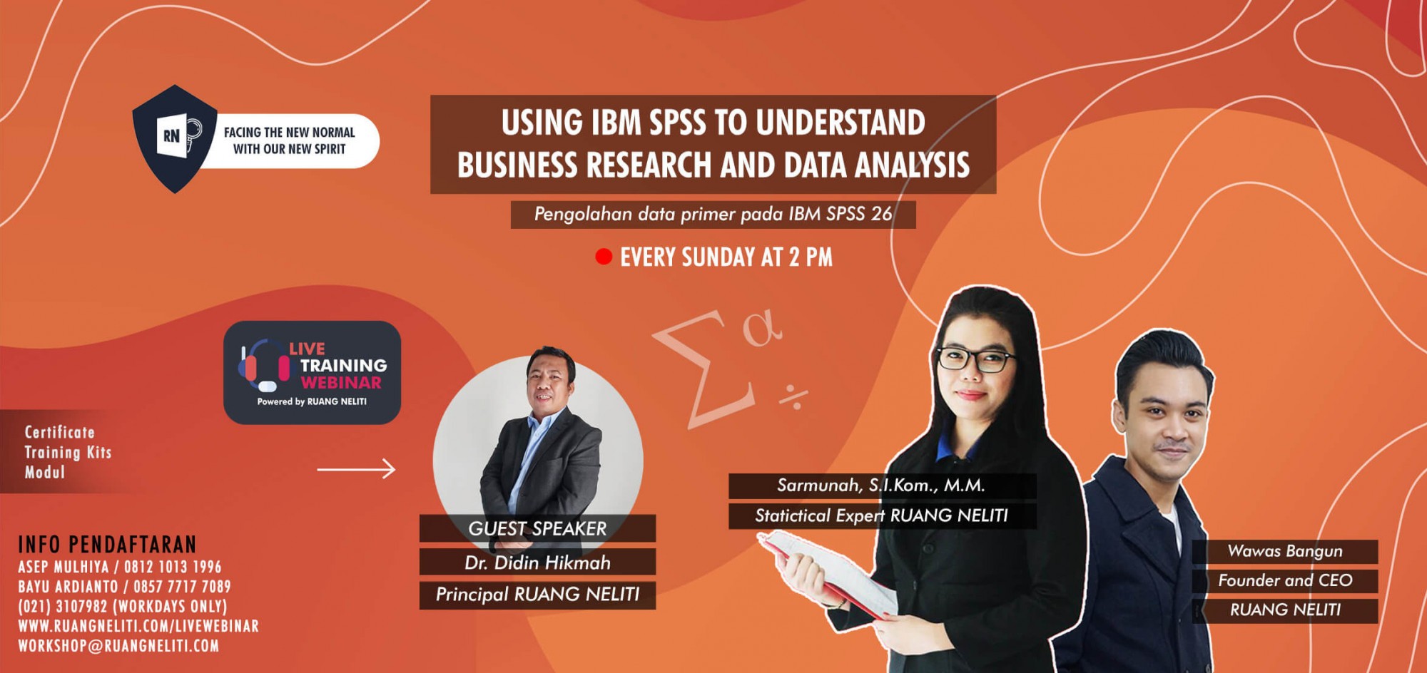 LIVE WEBINAR : USING IBM SPSS TO UNDERSTAND BUSINESS RESEARCH AND DATA ANALYSIS (DATA PRIMER)