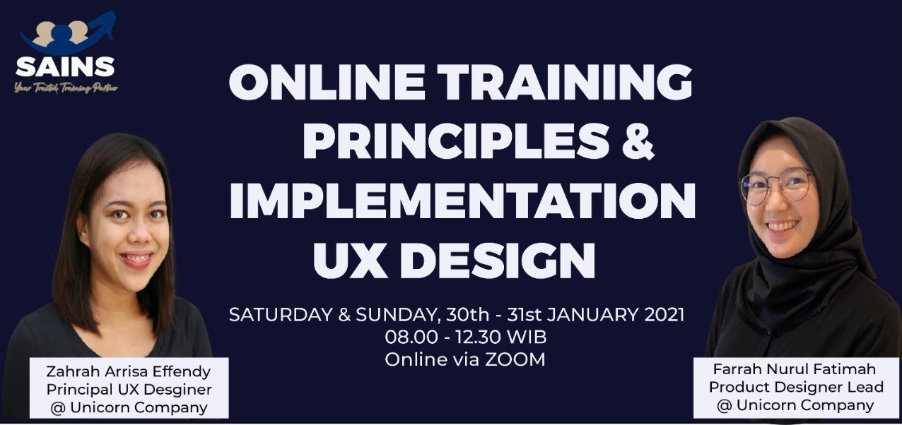 TRAINING Principles & Implementation of UX Design