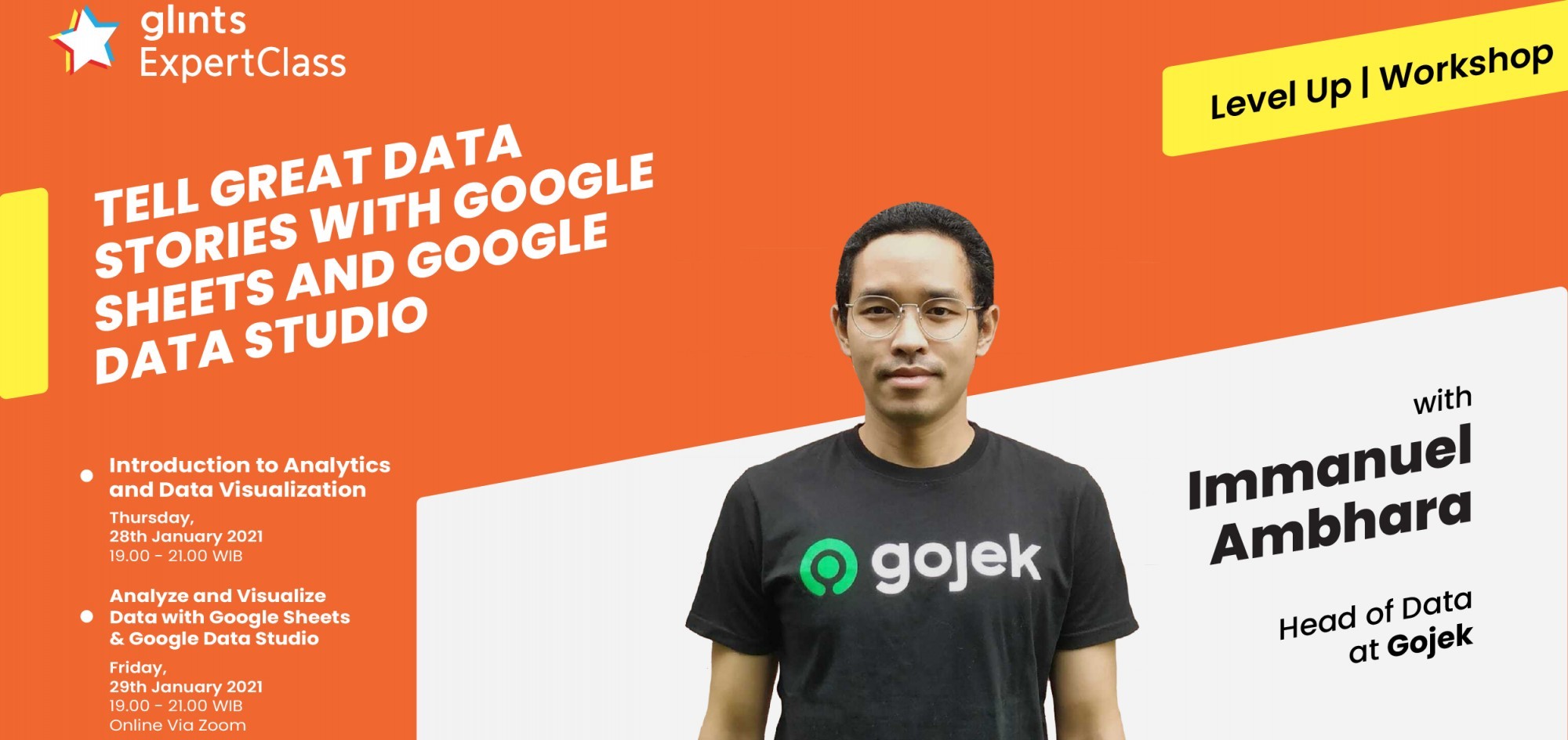 Data Analytics Workshop: Tell Great Data Stories With Google Sheets and Google Data Studio
