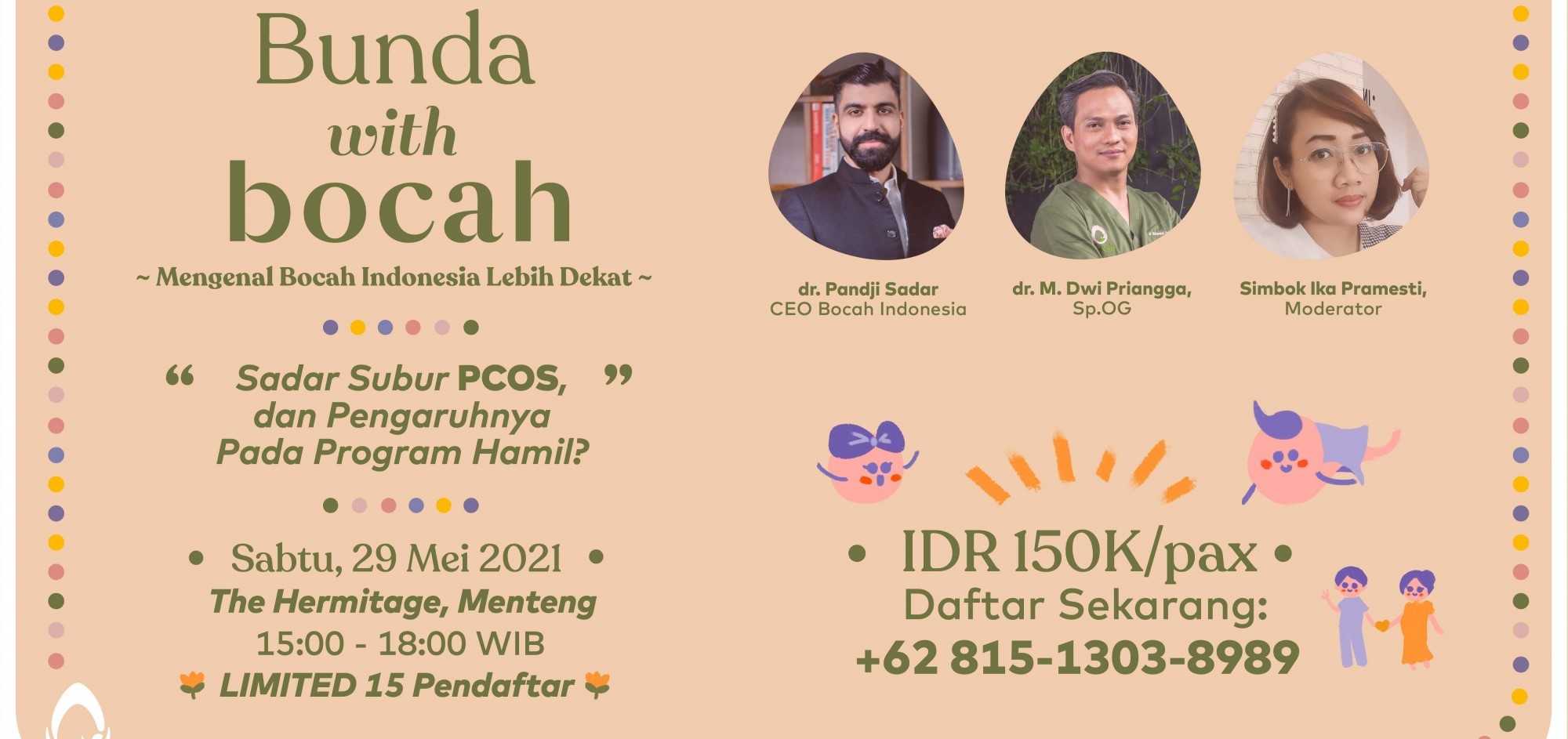 Bunda With Bocah "Sadar Subur PCOS dan Pengaruhnya Pada Promil"