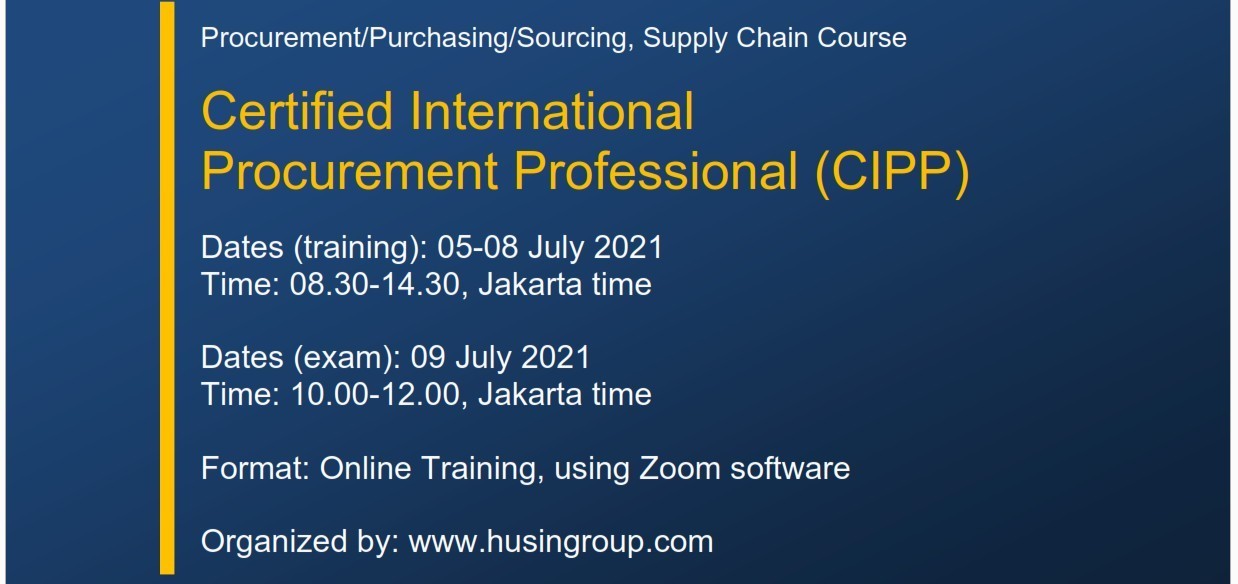 Certified International Procurement Professional (CIPP)