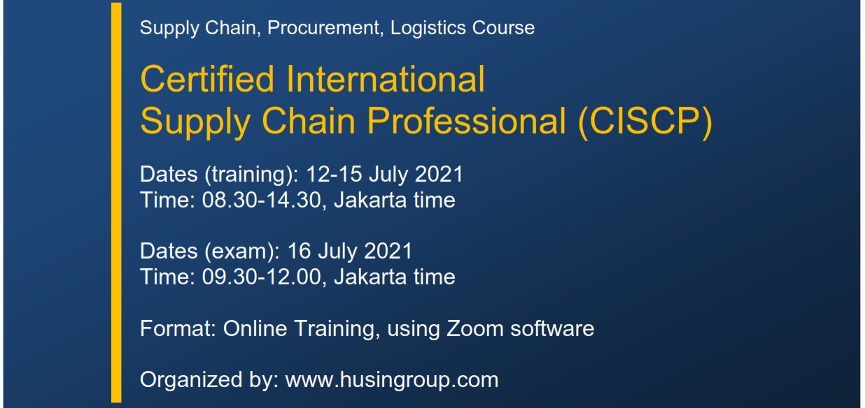 Certified International Supply Chain Professional (CISCP)