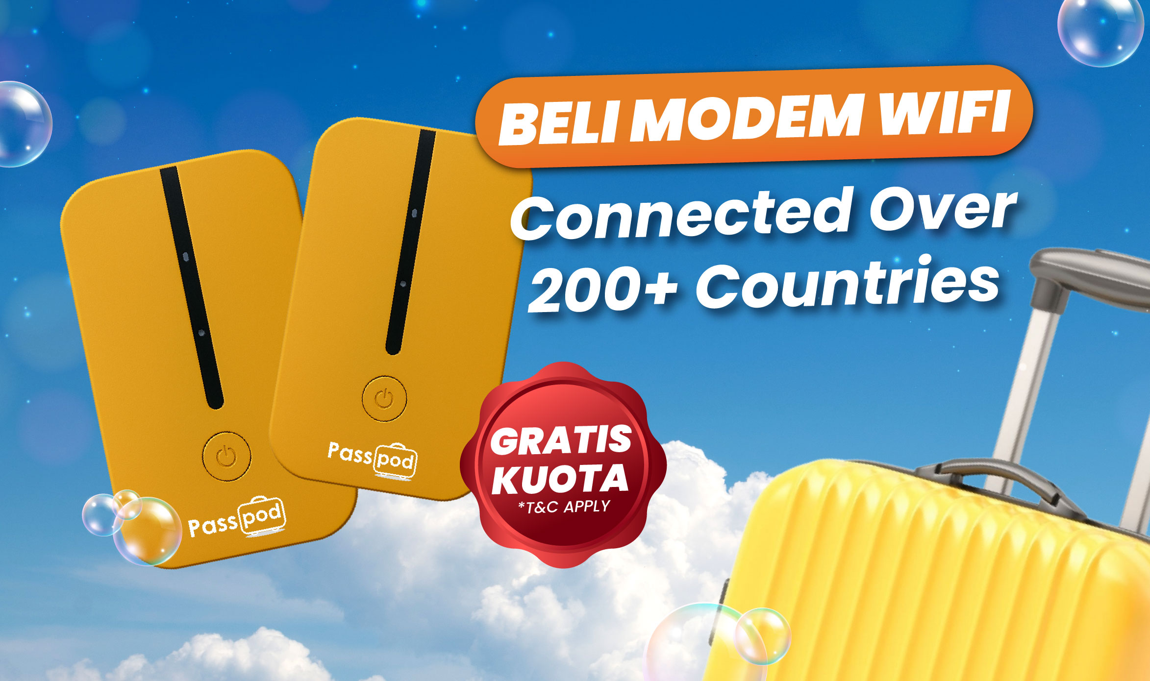 Passpod Modem WIFI | Bonus Kuota