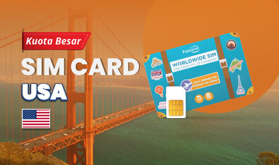 SIM Card USA (Quota Based/Kuota Besar)