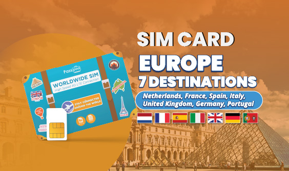 SIM Card Eropa/Europe 7 Negara