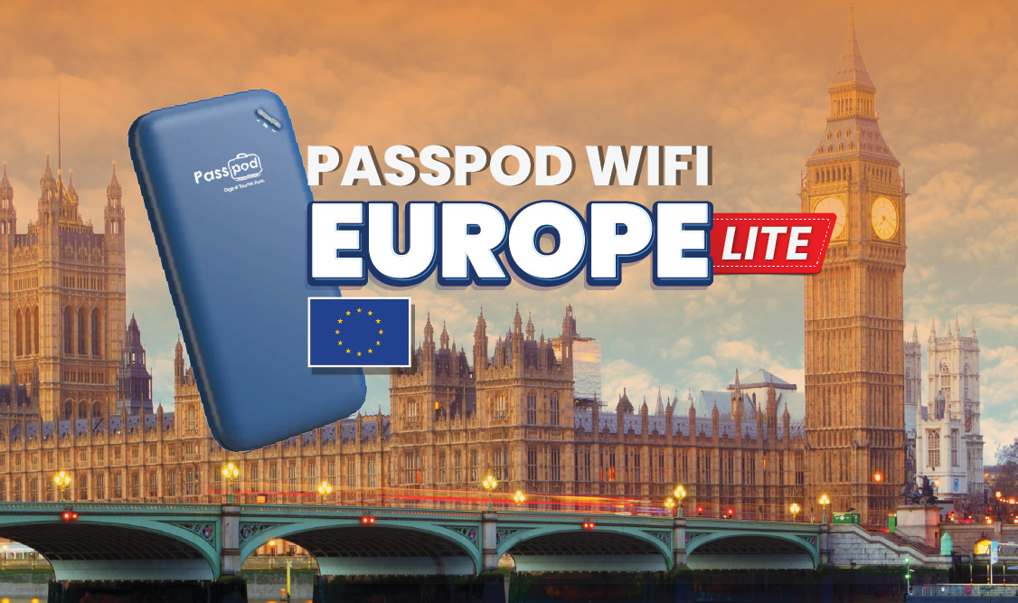 Passpod Wifi Eropa/Europe Lite Unlimited